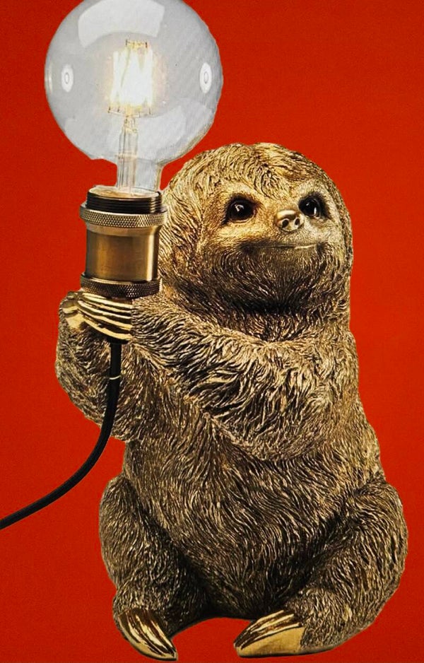 Faultier Tischlampe