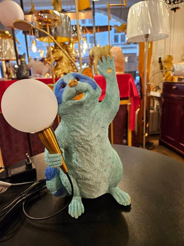 Tischlampe Waschbär