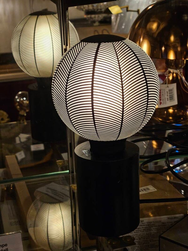 Tischlampe, lasergraviert