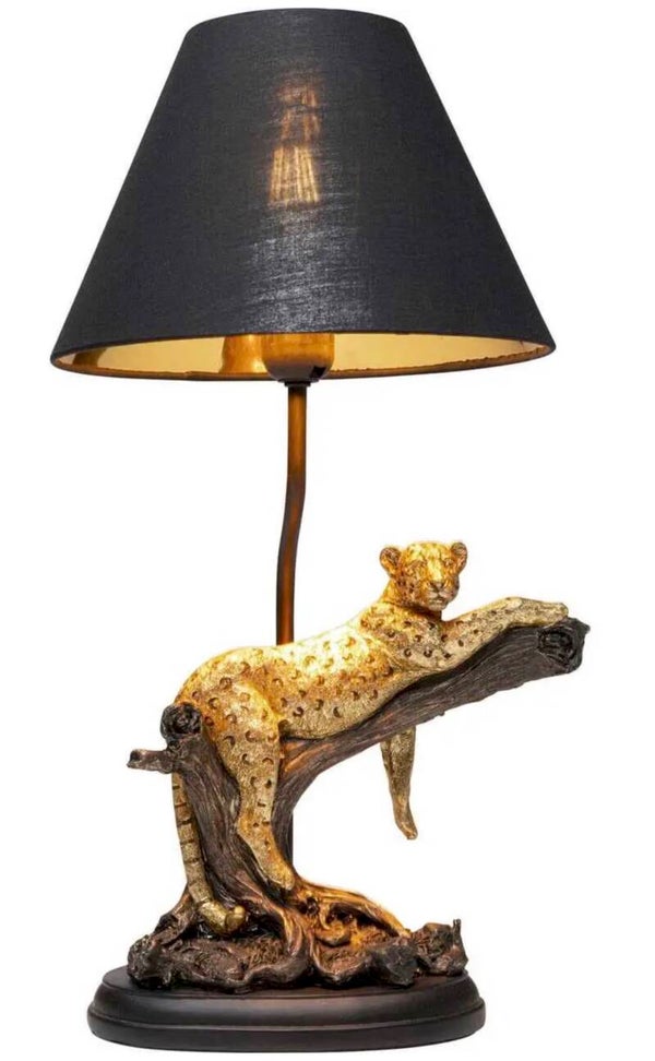 Tischlampe -Leopard-
