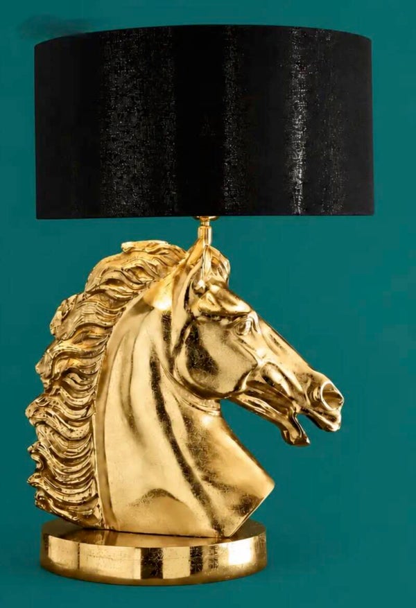 Tischlampe Pferdekopf