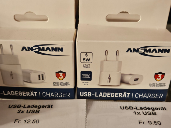 USB Ladegerät/Charger