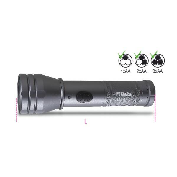 1834PL Ultra heldere LED zaklamp, 500 lumen