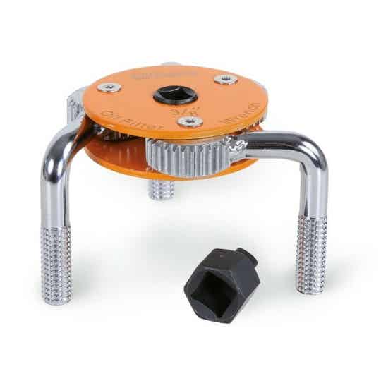 1493H Zelfspannende oliefilter sleutel, 3 grijppunten