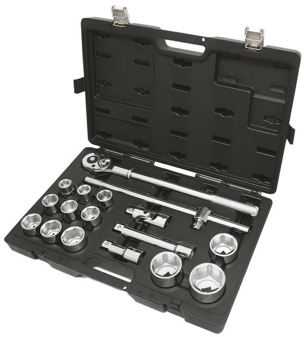 928E/C17: Koffer met 17-delige set dopsleutels
