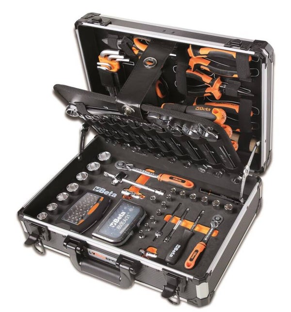 2054E-128: Koffer met 128-delig assortiment