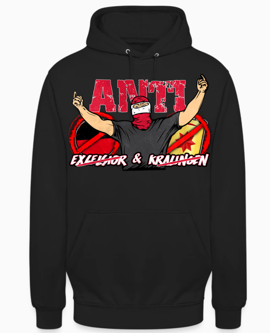 ANTI EXCELSIOR & KRALINGEN hoodie
