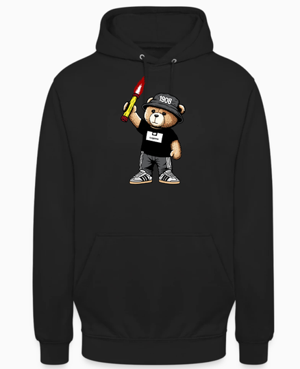 Lugano 1908 bear hoodie