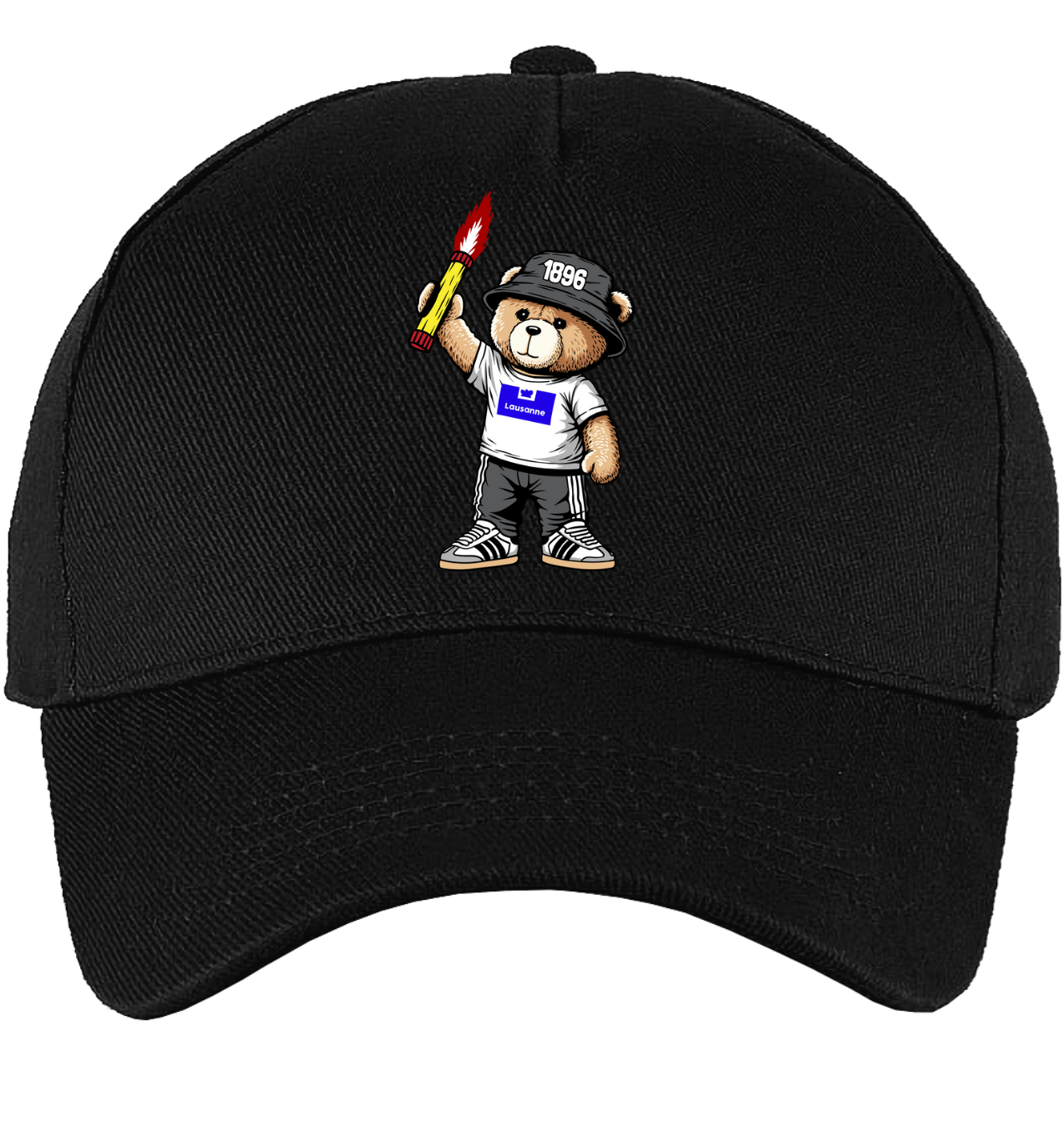 Lausanne 1896 bear cap