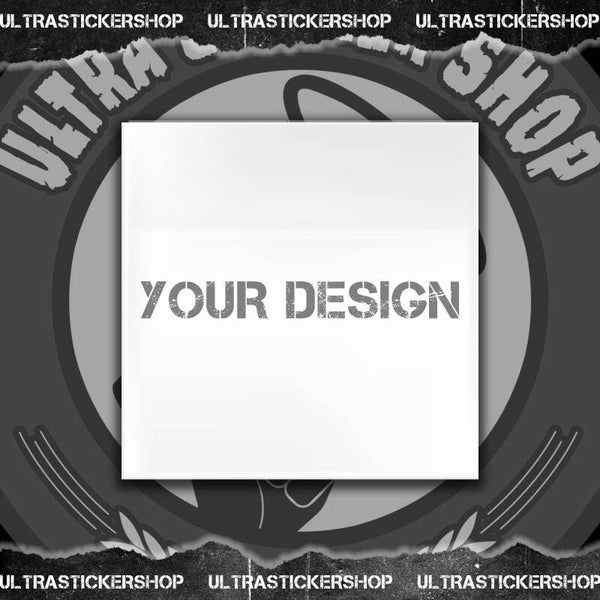 Custom stickers 98x98mm
