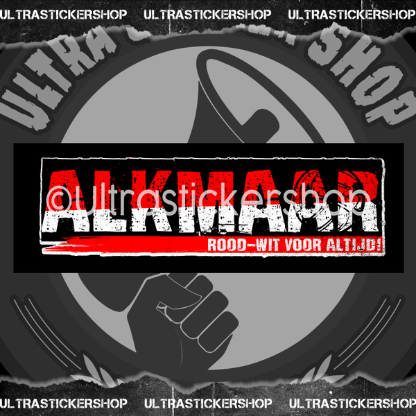 Alkmaar- Rood-Wit voor altijd! Flag