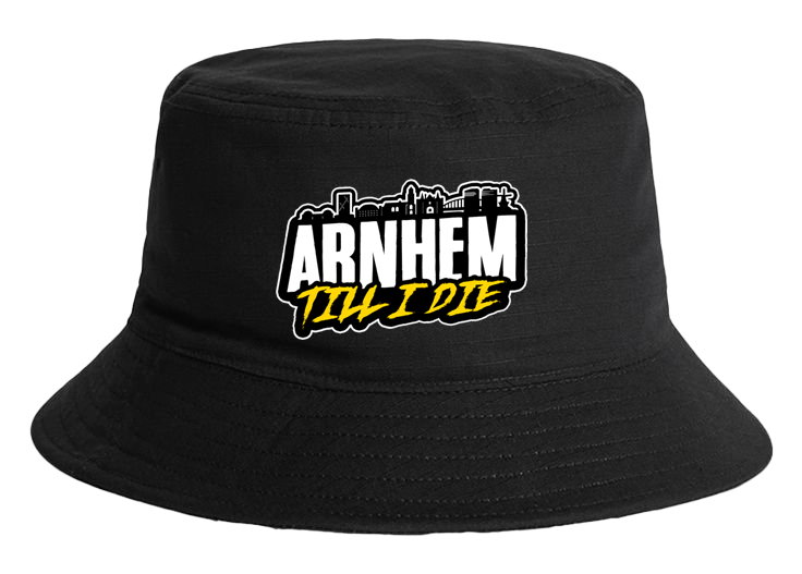 Arnhem till I die bucket hat