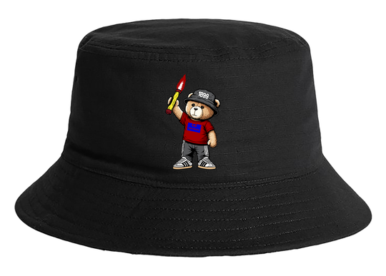 Barcelona 1899 bear bucket hat
