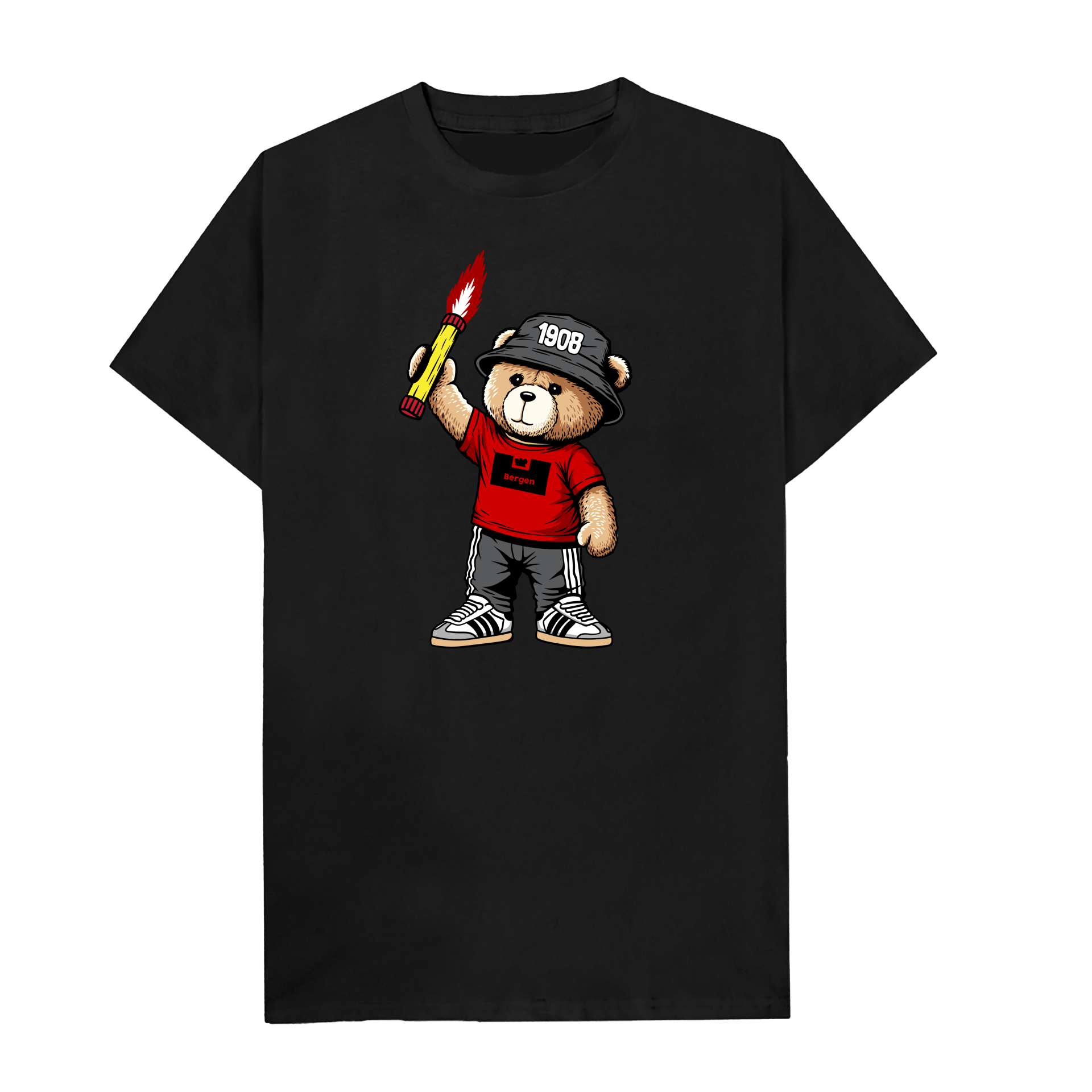 Bergen 1908 bear t-shirt