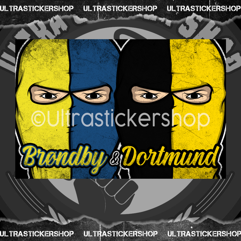 Brøndby & Dortmund Flagge