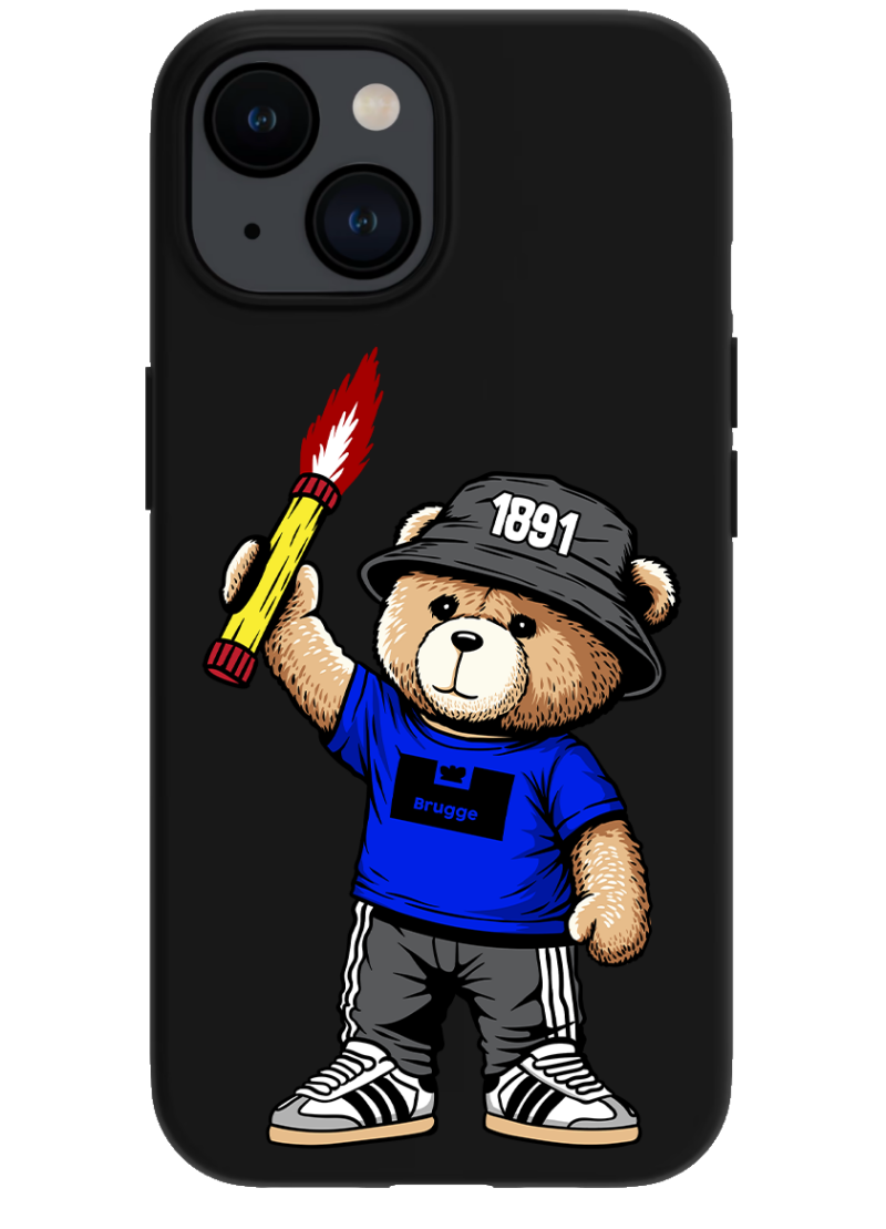 Brugge 1891 bear iPhone case