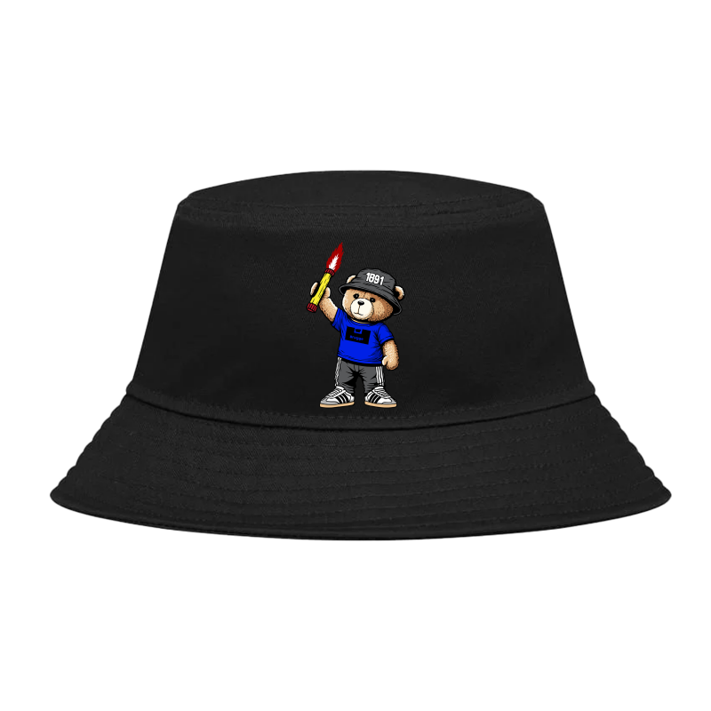 Brugge 1891 bear bucket hat