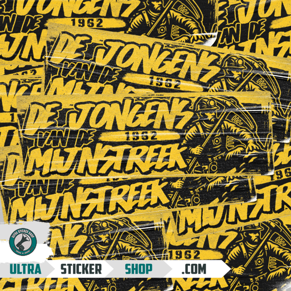De jongens van de mijnstreek stickers