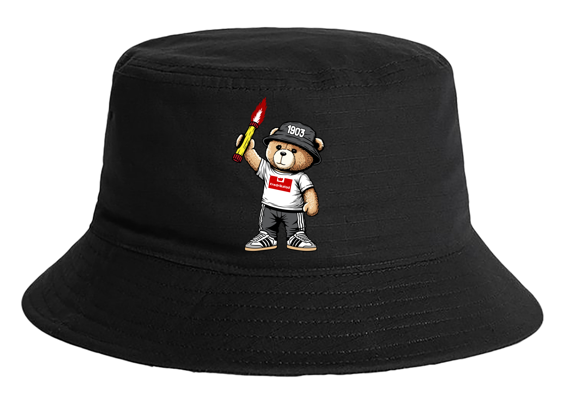 Fredrikstad 1903 bear bucket hat