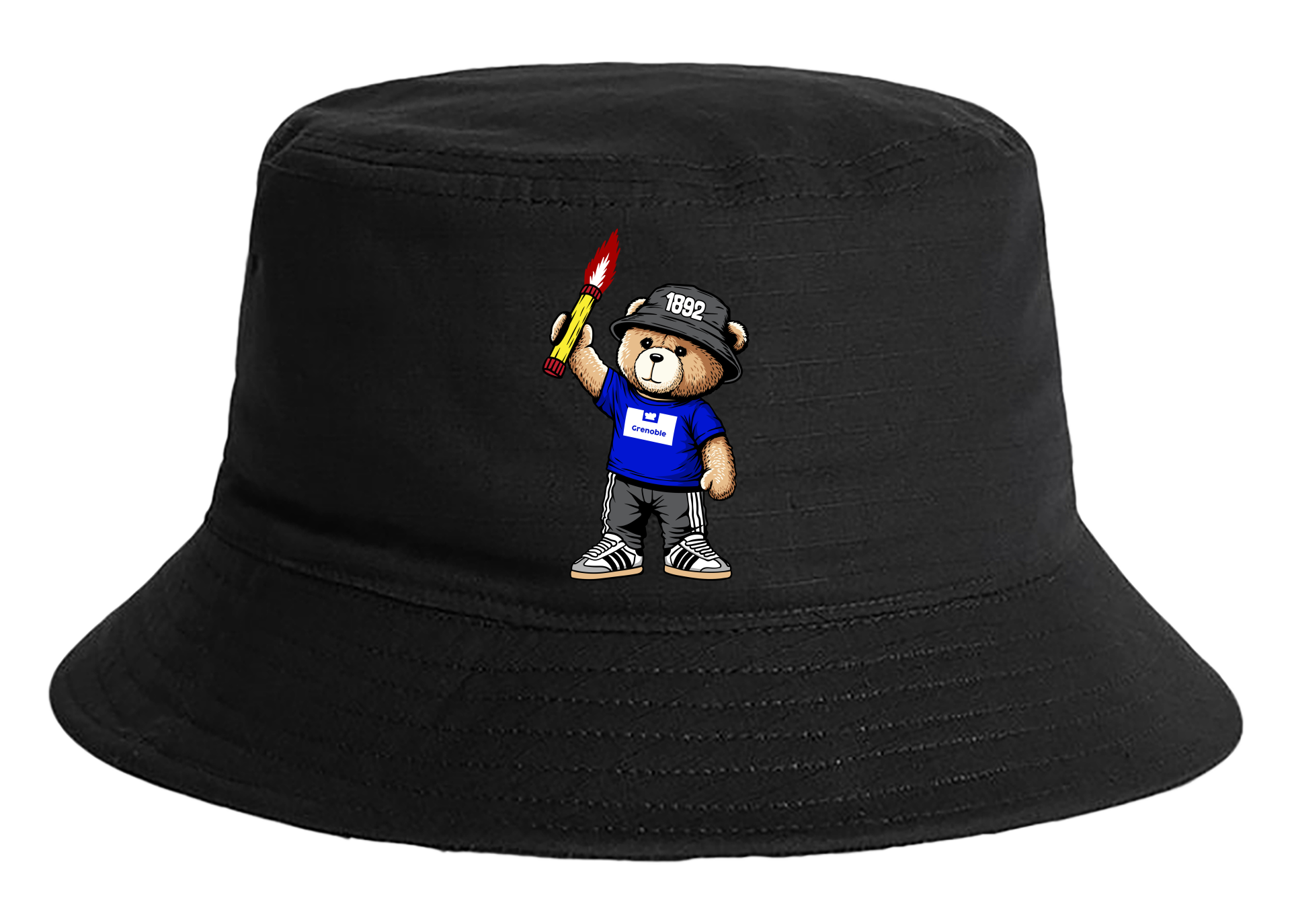 Grenoble 1892  bear bucket hat