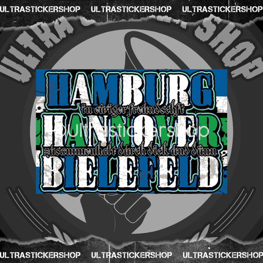 Hamburg X Hannover X Bielefeld Flag