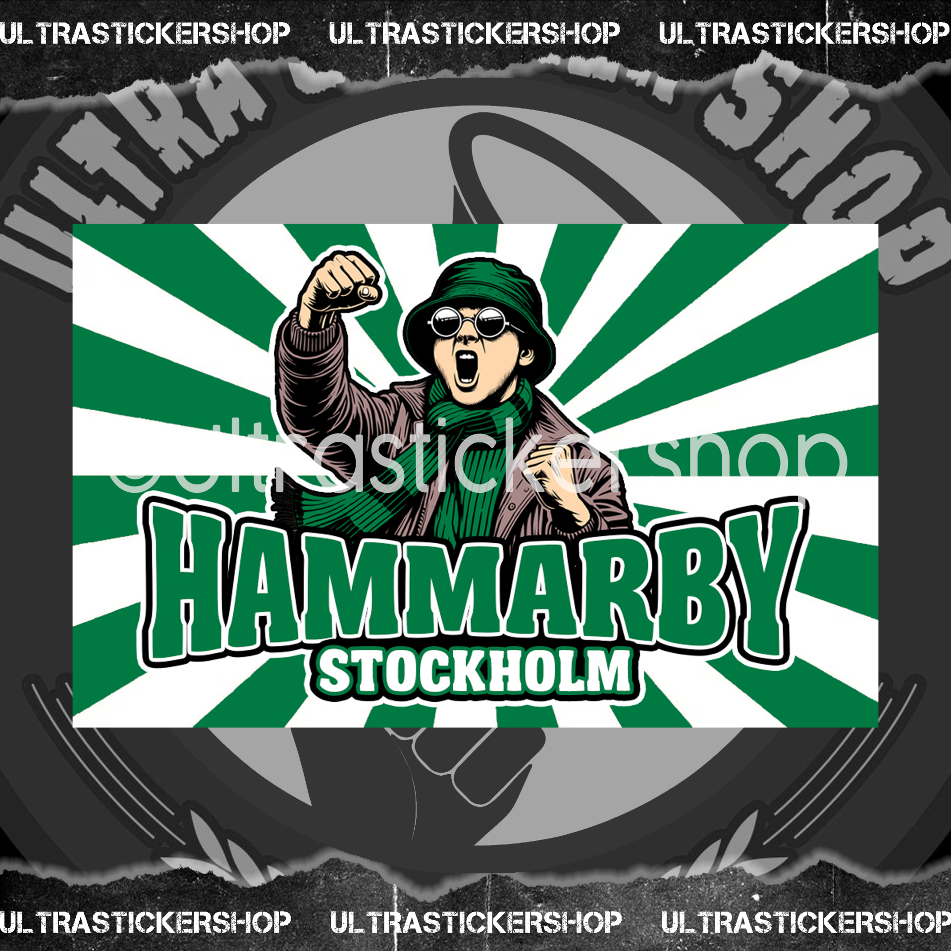 Hammarby Stockholm Flag