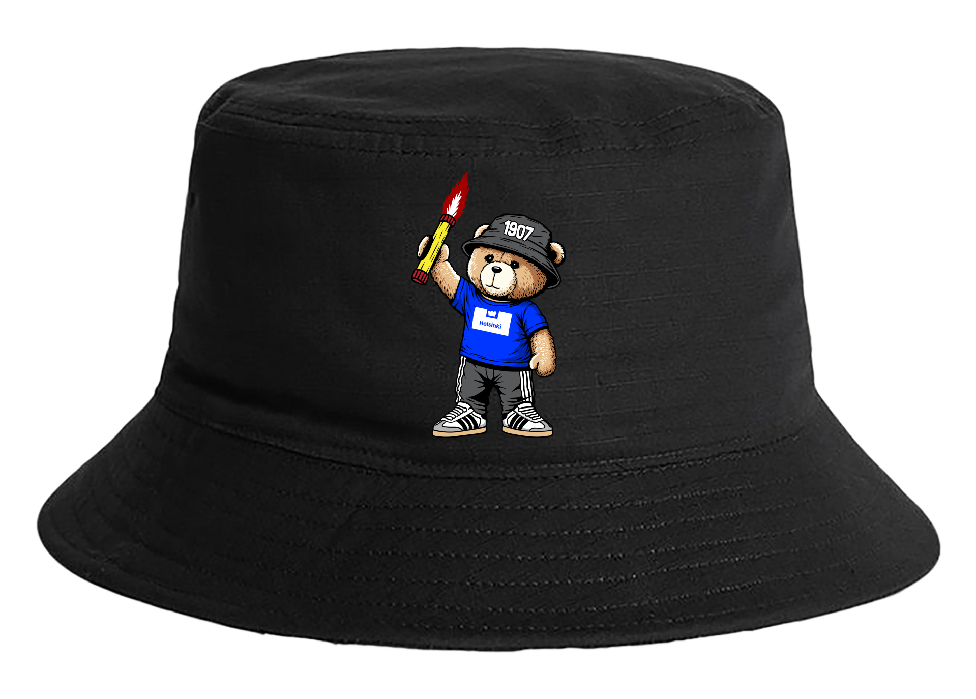 Helsinki 1907 bear bucket hat