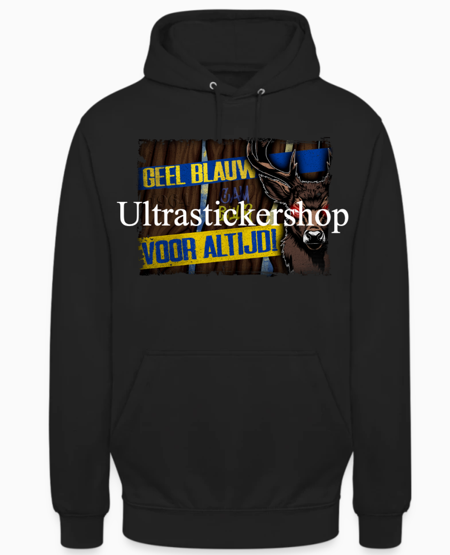 Geel Blauw Voor Altijd! hoodie