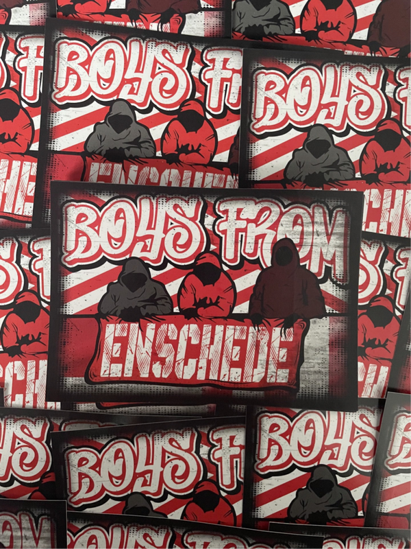 Boys from Enschede XXL stickers