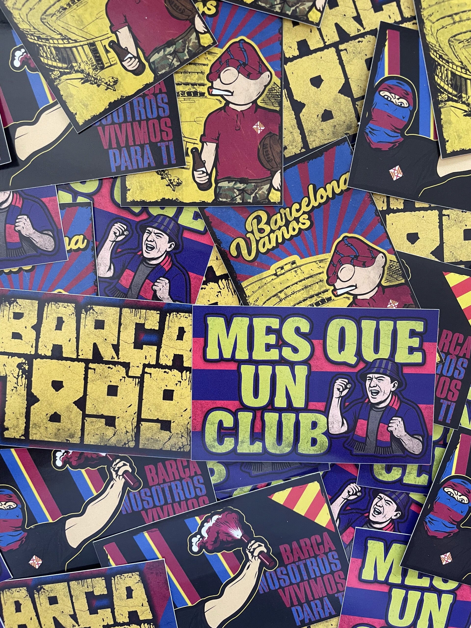 Barcelona sticker mix