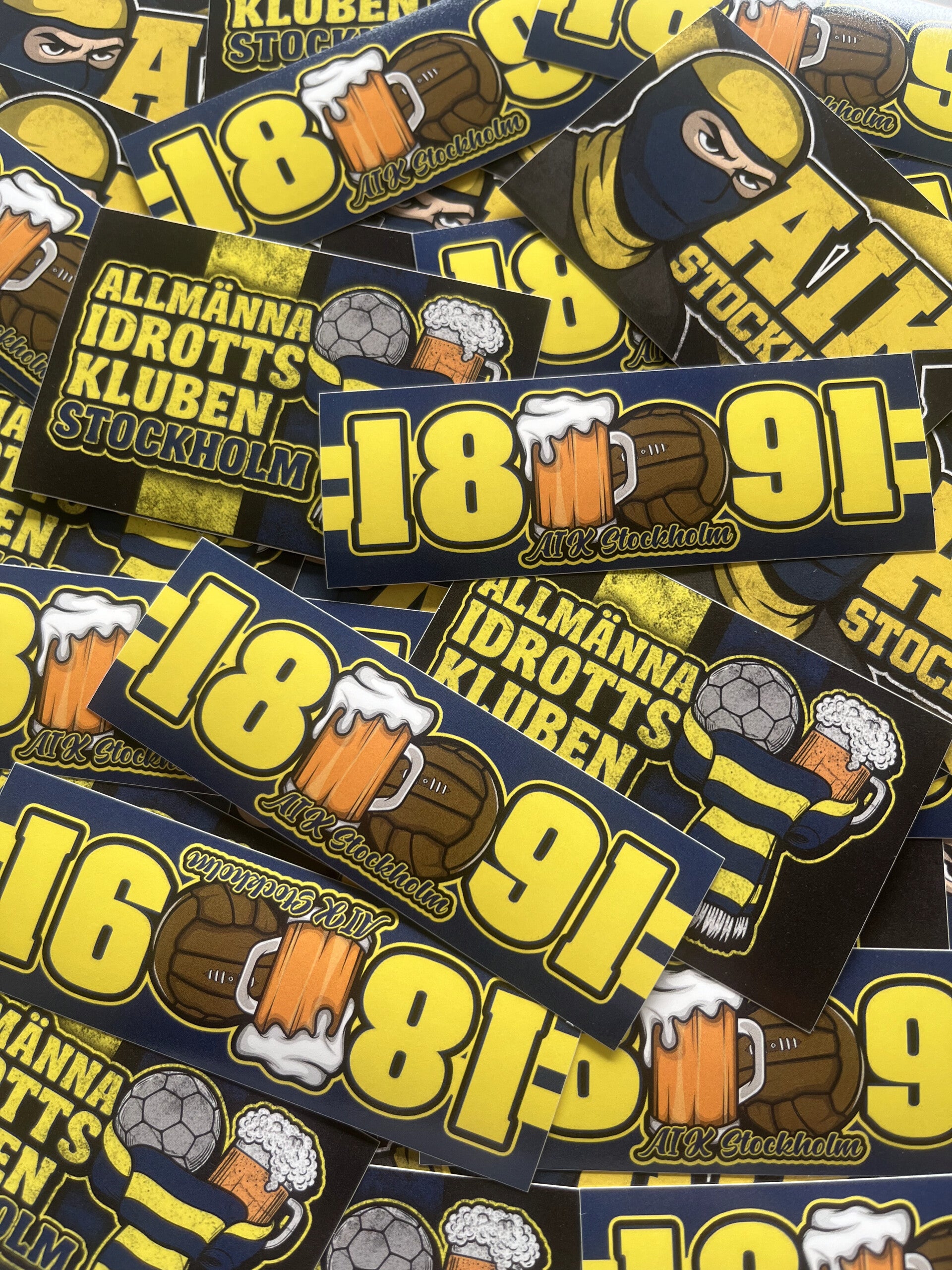 AIK Fotboll Sticker mix