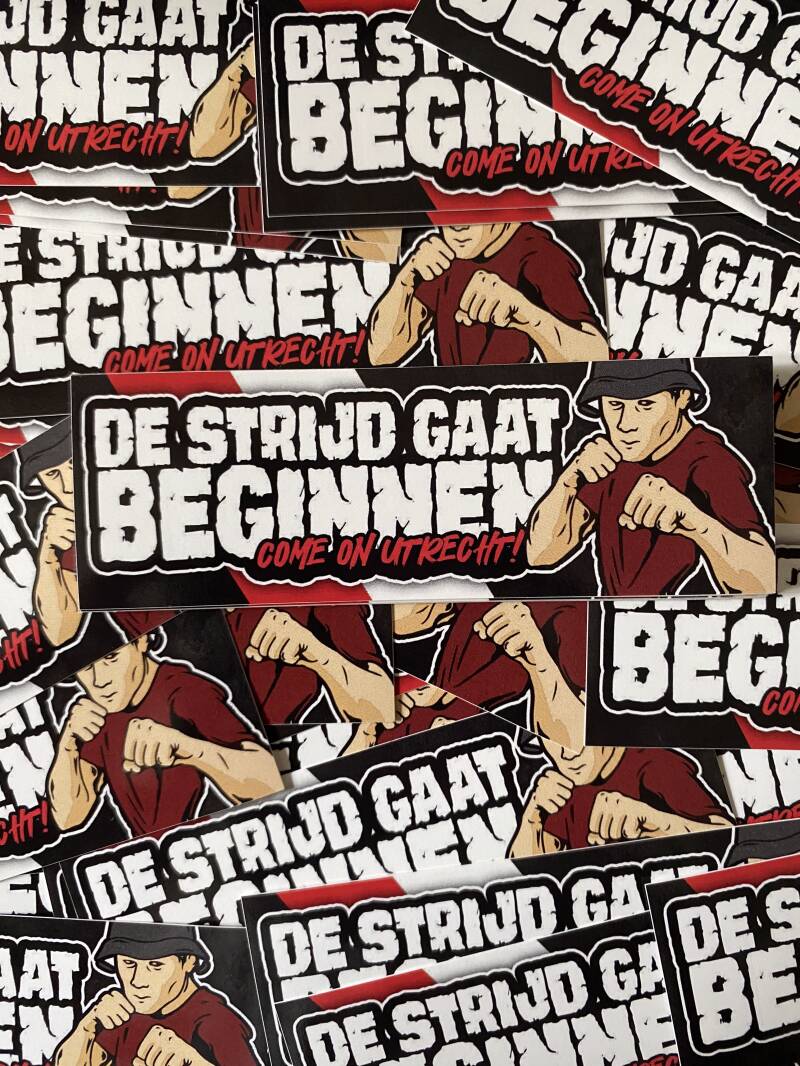 De strijd gaat beginnen! stickers