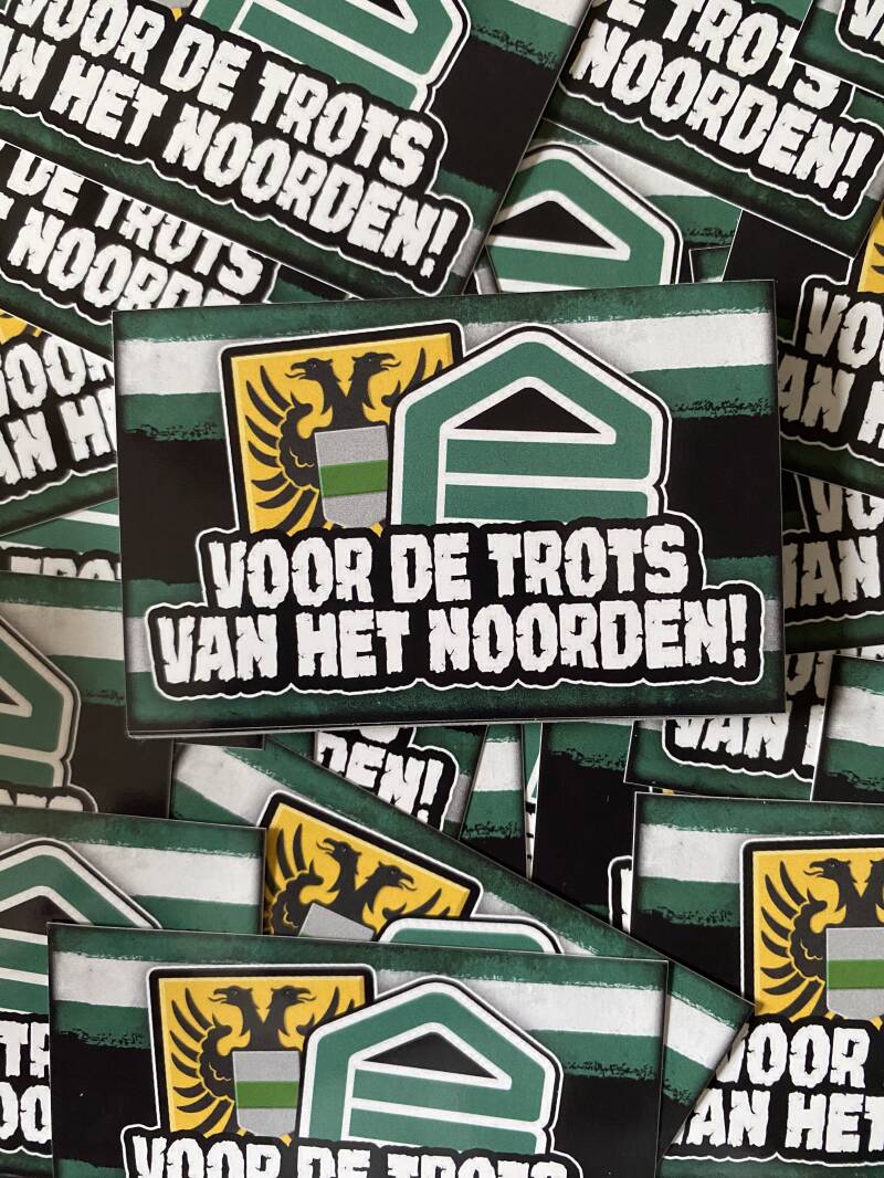 Voor de trots van het noorden stickers