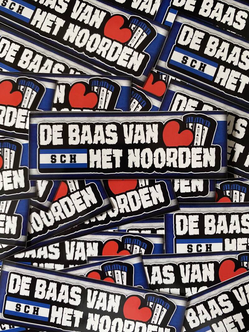 De baas van het noorden stickers