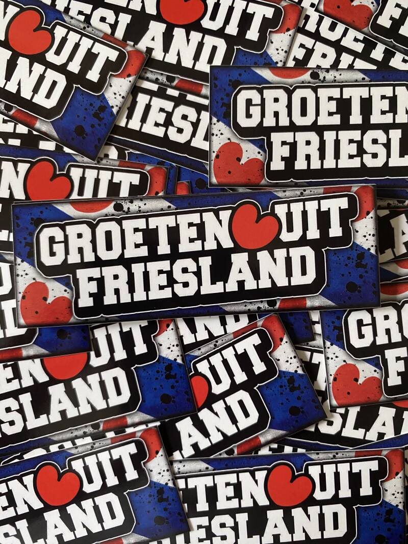 Groeten uit Friesland stickers