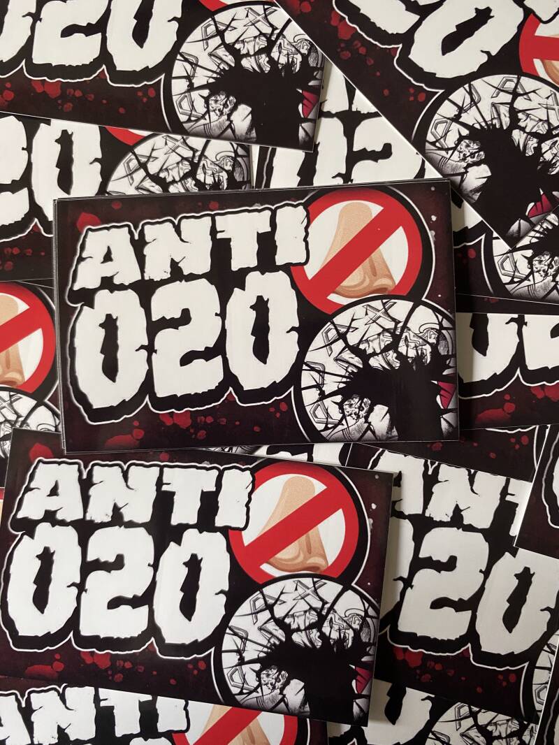 ANTI 020 Stickers