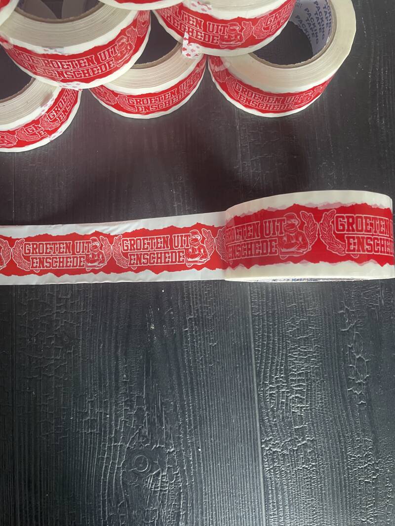 Tape "Groeten uit Enschede"– 100 Meter