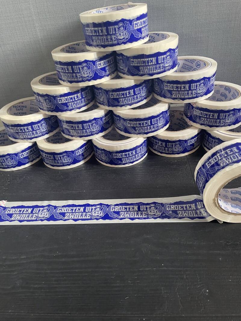 Groeten uit Zwolle tape rol 100 Meter!