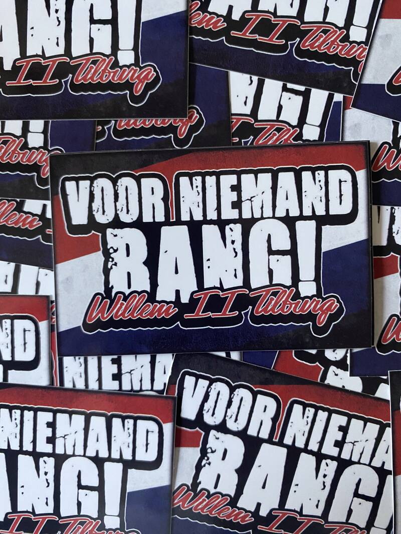 Voor niemand bang! Stickers