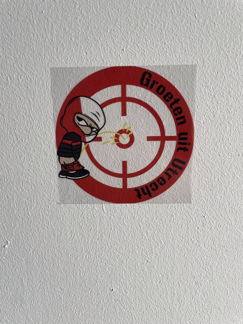 Groeten uit Utrecht Transparante stickers