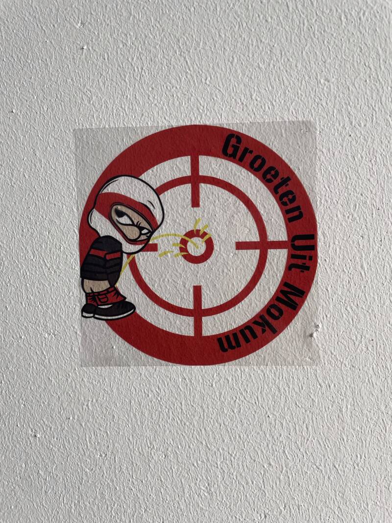 Groeten uit Mokum Transparante stickers