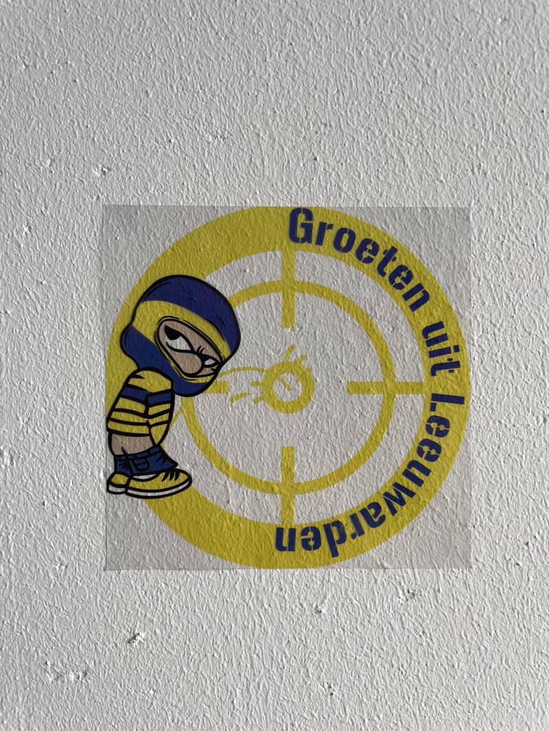 Groeten uit Leeuwarden Transparante stickers