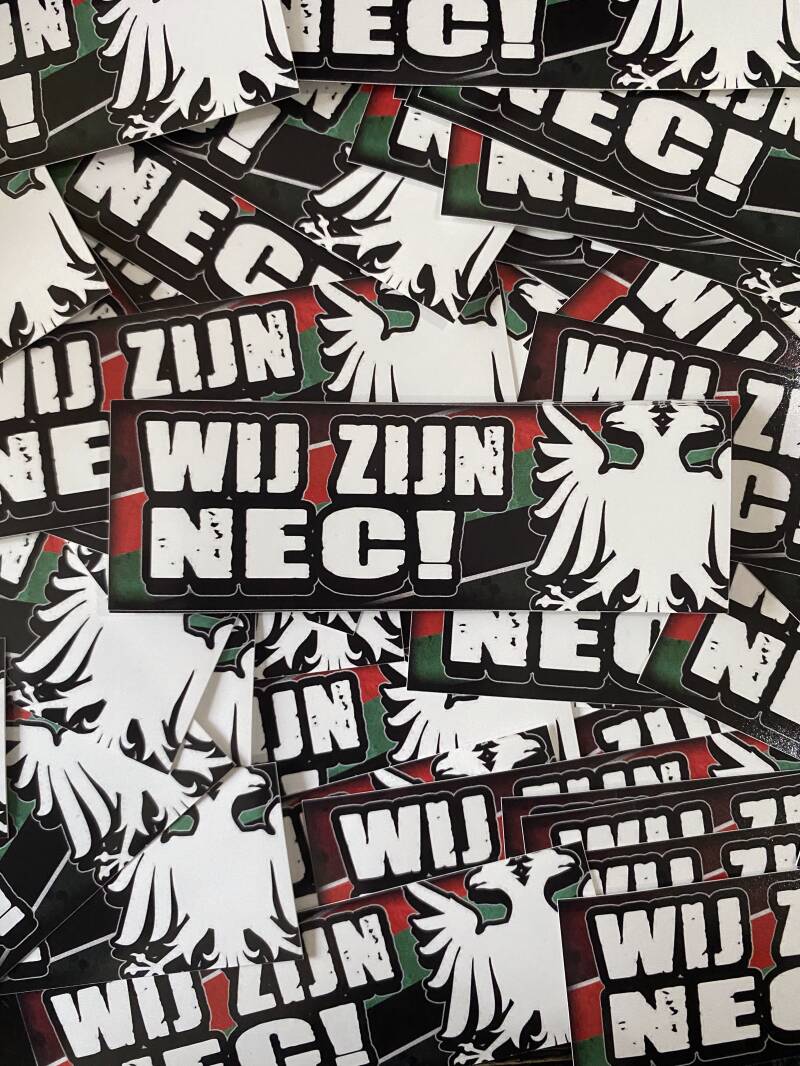 Wij zijn NEC Stickers