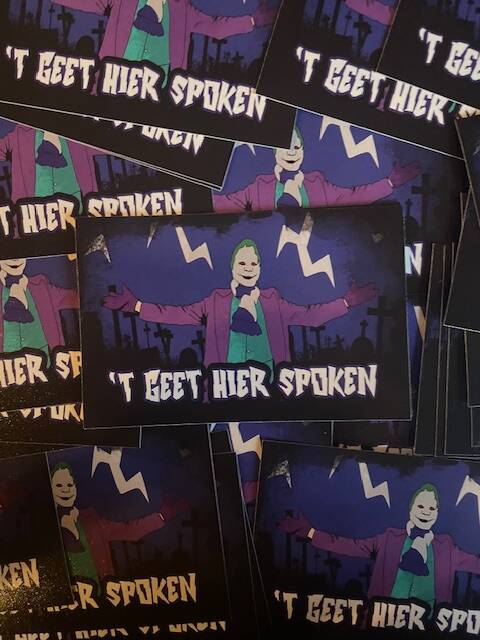 't geet hier spoken stickers