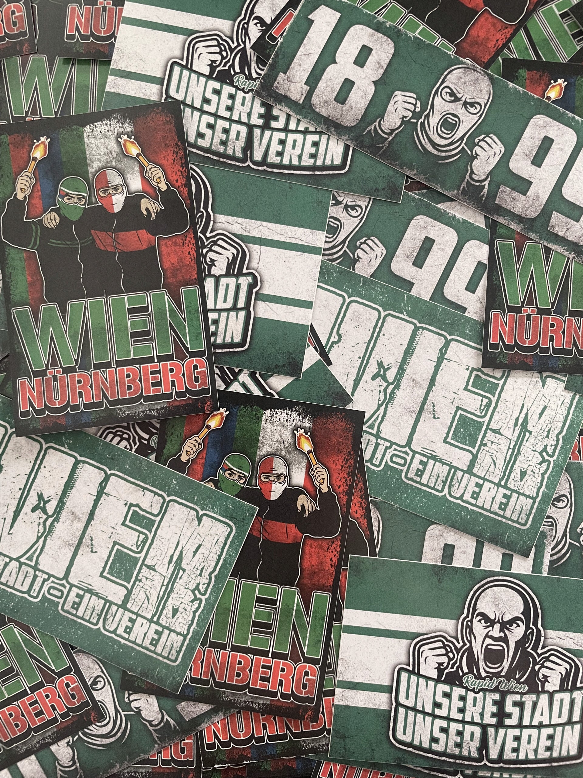 Rapid Wien Sticker mix