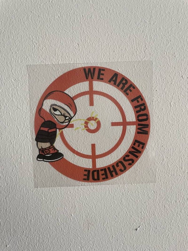 We are from Enschede transparante stickers