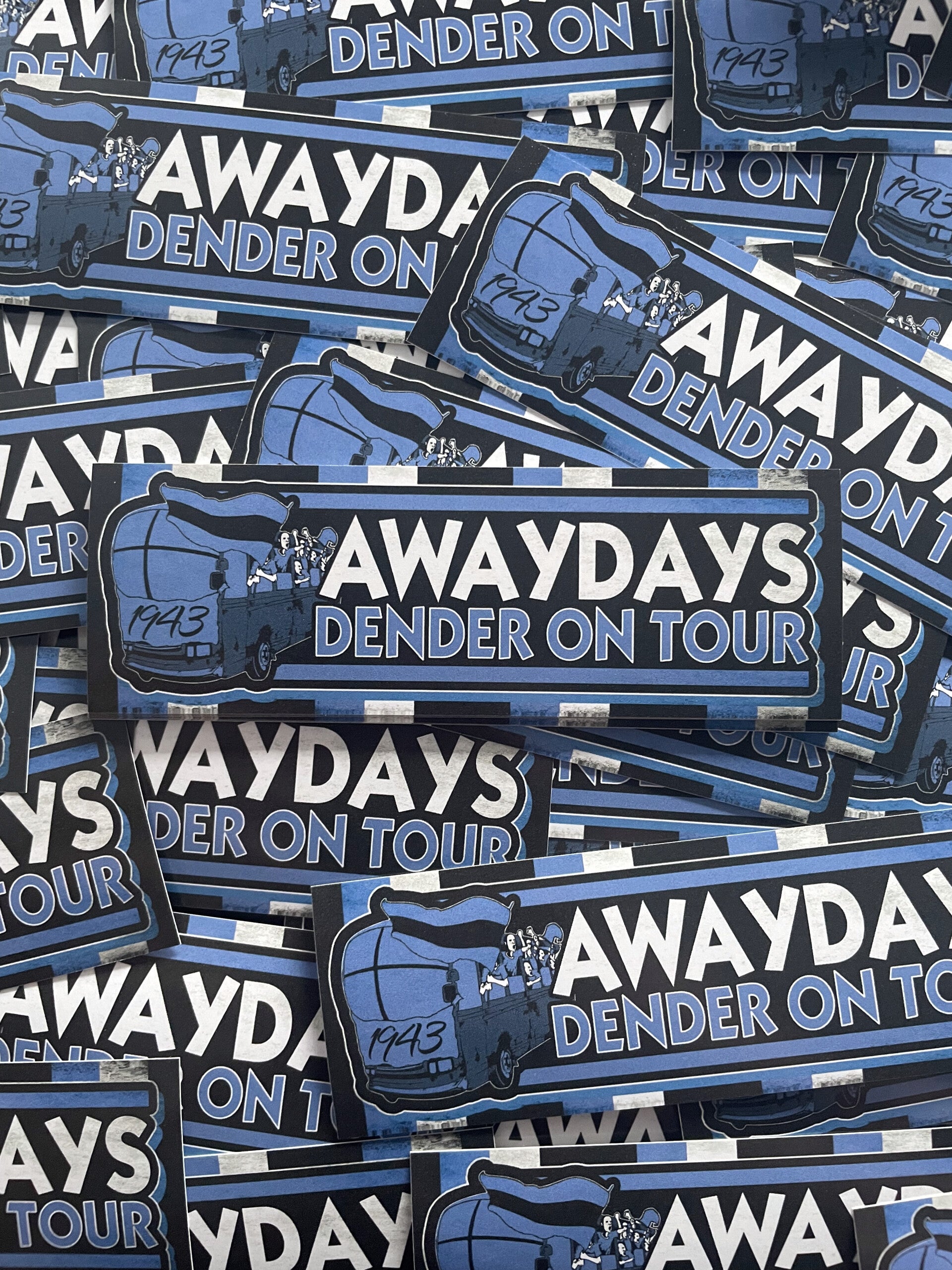 Awaydays Dender on tour Stickers