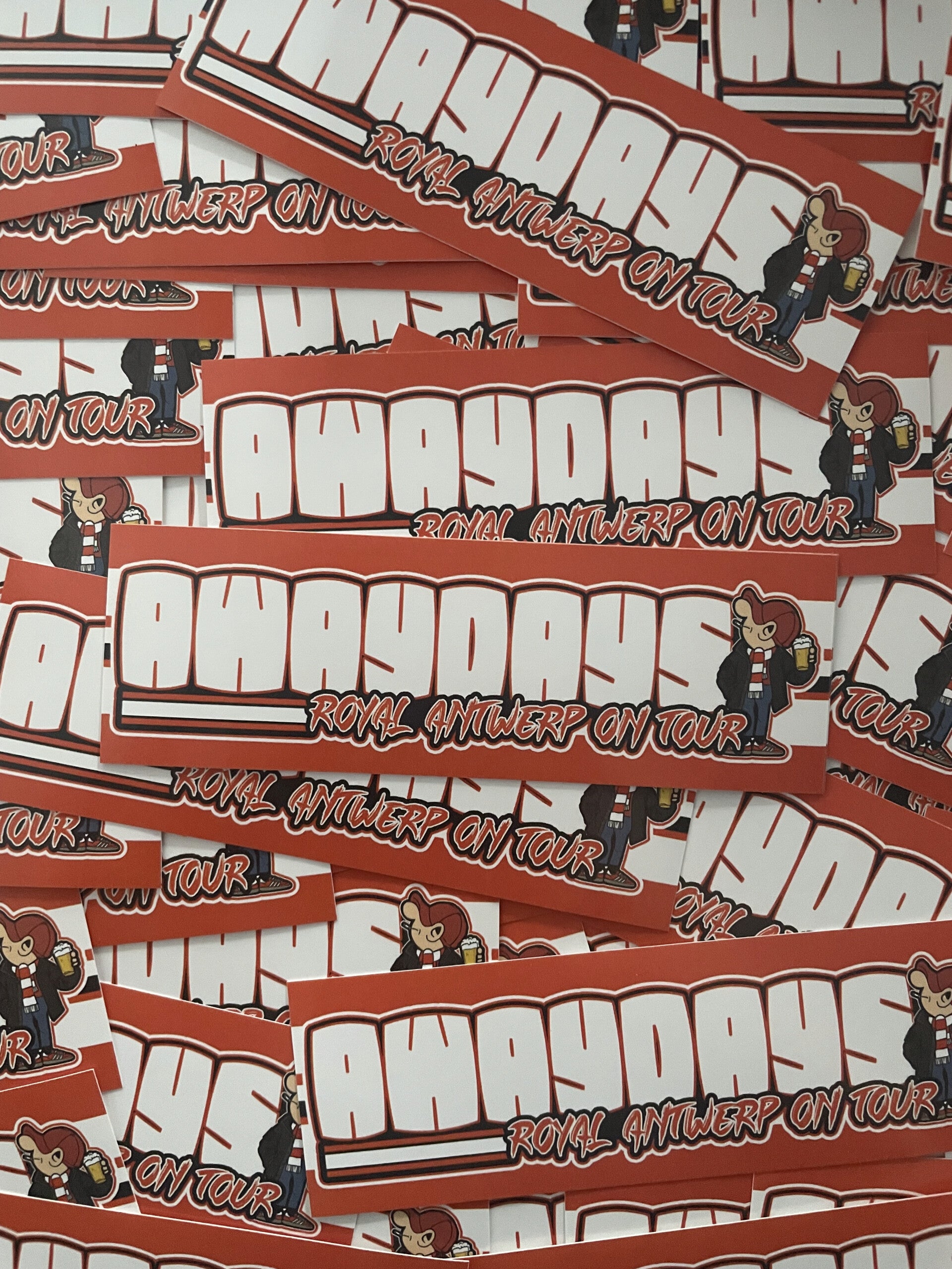 Awaydays Royal Antwerp on tour Stickers