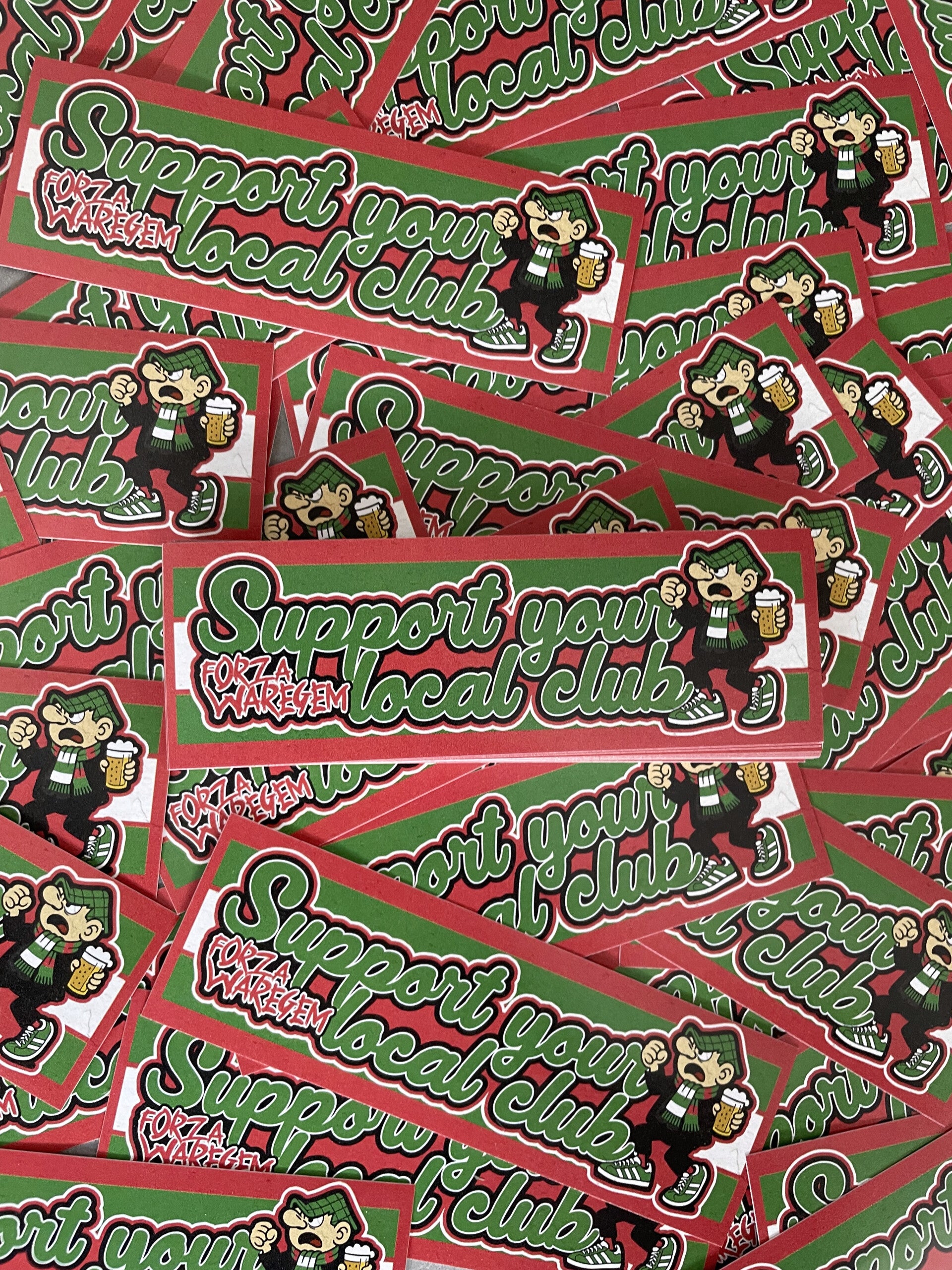 Support your local Forza Waregem Stickers