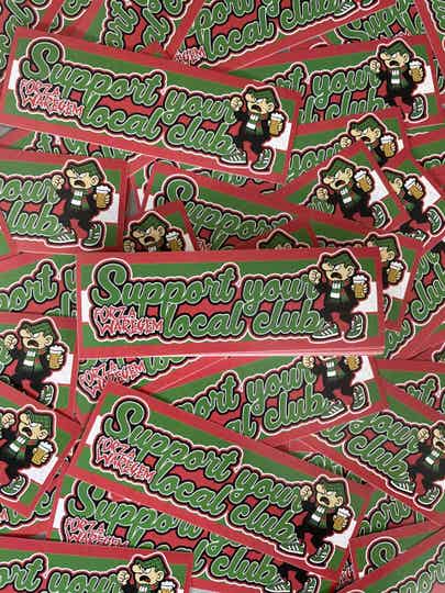 Support your local Forza Waregem Stickers
